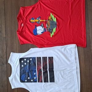Boys Patriotic Muscle Shirts